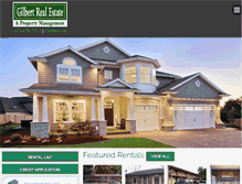 Tablet Screenshot of gilbertrealestateonline.com